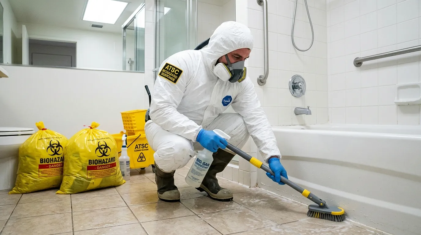 Decontamination equipment deployed for Blood Cleanup in Indian Hills